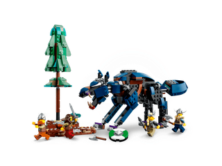 Lego Creator 3in1 31132 Nave vichinga e Jörmungand