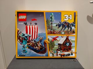 Lego Creator 3in1 31132 Nave vichinga e Jörmungand
