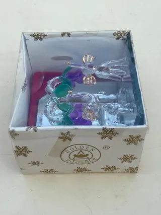 FIGURA ORIGINAL VINTAGE DE CRISTAL SOPLADO