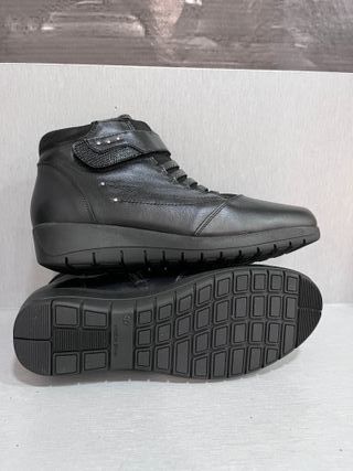 Botín de Piel Velcro Elásticos Tallas 37-38 Nuevos