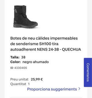 Botas nieve Quechua T.38