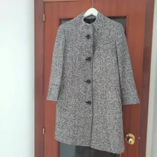 Abrigo Lana Jaspeado