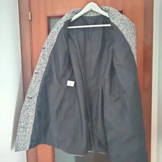 Abrigo Lana Jaspeado