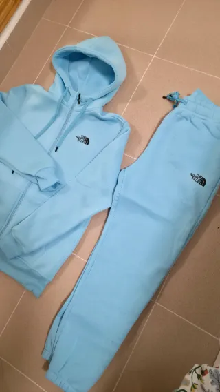 Conjunto The North Face azul nuevo