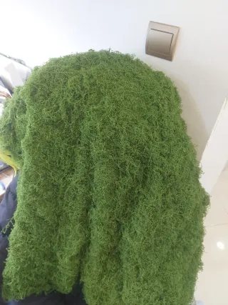 Pack 2 alfombra de musgo decorativo