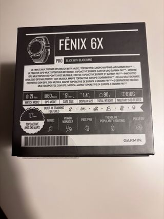Garmin Fenix 6X PRO 51mm Negro