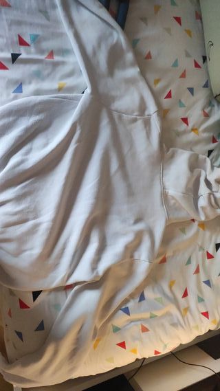 Sudadera Trapstar blanca capucha – Muy buen estado