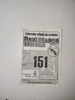 Cromo Cristiano Ronaldo Real Madrid 2011-2012