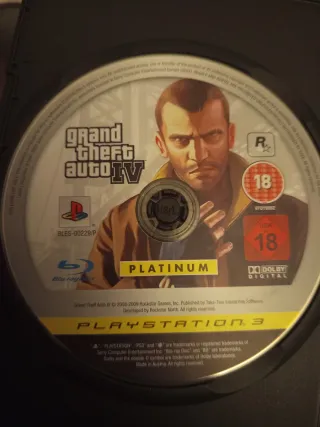 Grand Theft Auto IV PS3 Platinum