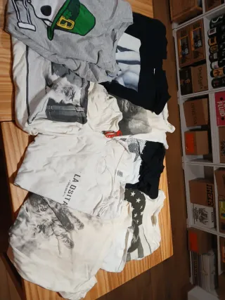 Pack camisetas variadas talla L y Xl