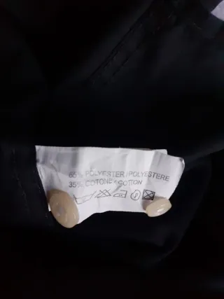 Camicia uomo nera Cotton & Silk taglia M