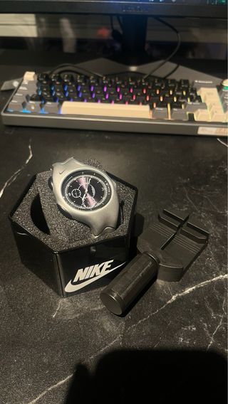 Reloj Nike Triax Plata/Negro
