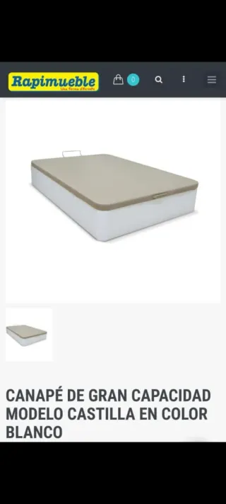 Canapé de 150*200*35