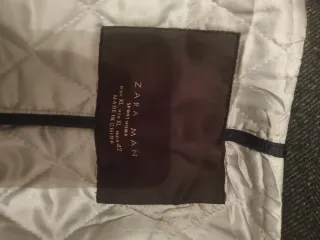 Abrigo tipo americana Zara hombre xl