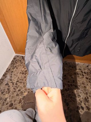 Anorak Wed’ze (Decathlon) negro con interior polar