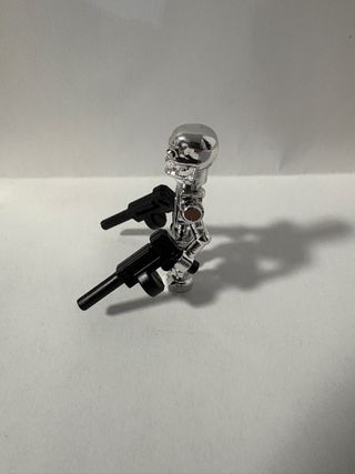 Terminator T800 Scheletro Cromato Robot Cyborg