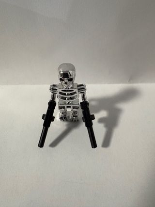 Terminator T800 Scheletro Cromato Robot Cyborg
