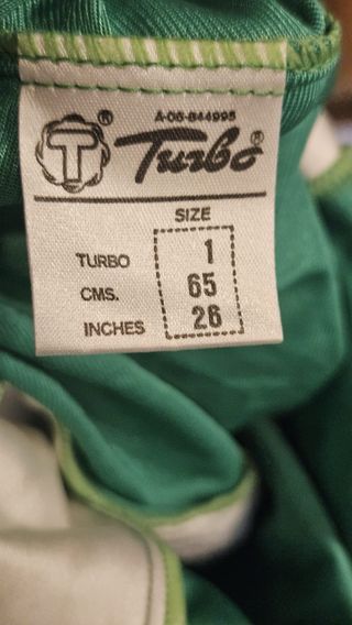 Bañador niña verde y blanco starfish