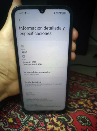 Xiaomi Redmi 15C 5G 4/256GB Negro