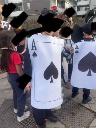 Disfraz As de Picas Infantil