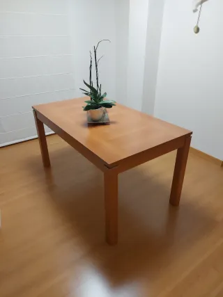 Mesa de comedor de madera