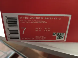 Zapatillas Nike W Pre Montreal Racer Vintage