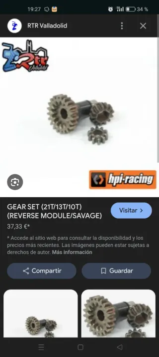 GEAR SET (21T/13T/10T)(REVERSE MODULE/SAVAGE