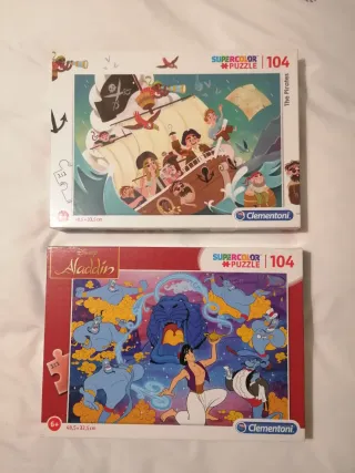 Lote 2 puzzles de 104 piezas