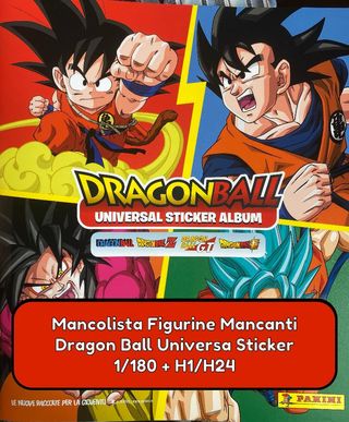 Dragon Ball Universal Sticker Album Mancolista