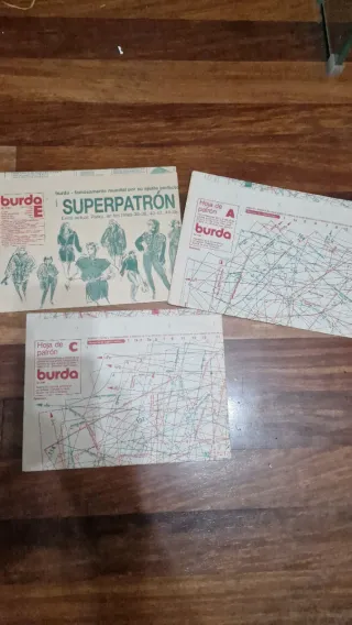 Revista burda 12 números 1990