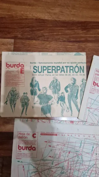 Revista burda 12 números 1990