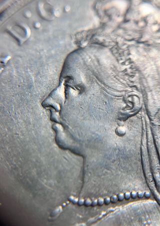 Moneda 1889 Reina Victoria D.G. Britt. Reg. F.D.