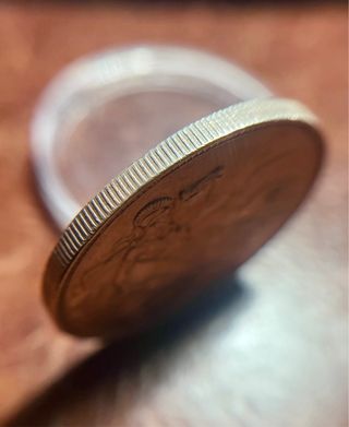 Moneda 1889 Reina Victoria D.G. Britt. Reg. F.D.