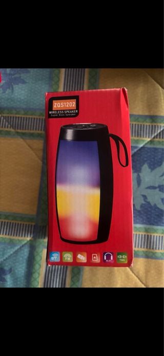 Altavoz Bluetooth multicolor