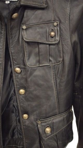 GIUBBINO DONNA DI PELLE BRAND BARONE FIRENZE