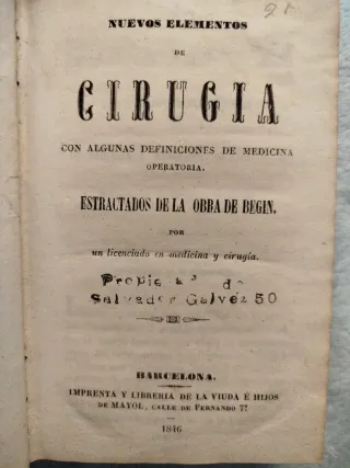Higiene militar. Baños. Cirugía.