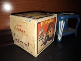Antiguo Hornillo Juguete Metal ARCHER