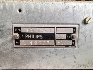 Radio de válvulas Philips BX 594 A