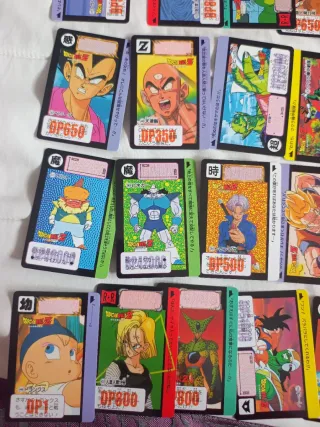 Lote cartas dragón ball hondan