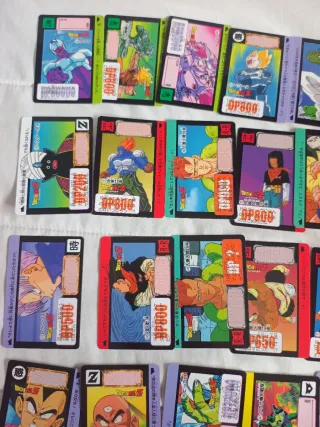 Lote cartas dragón ball hondan