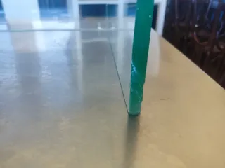 Expositor de cristal restaurante