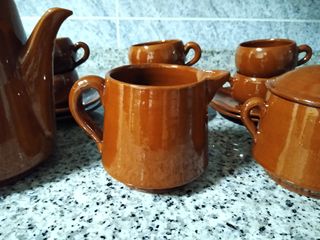 Juego de café barro