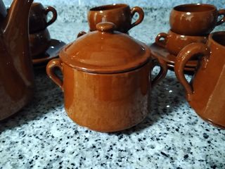 Juego de café barro