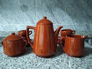 Juego de café barro