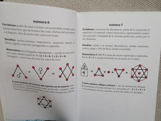 Libro numerología con cartas y estuche.
