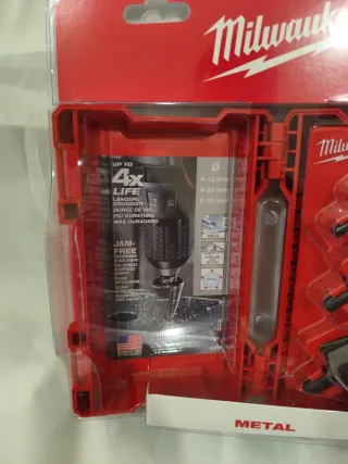 Pack 3 Brocas Cónicas Milwaukee