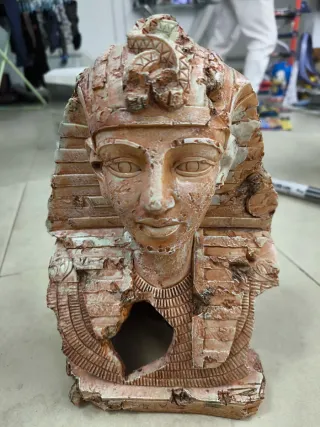 Esfinge Grande Acuario Decoración  28x19x14