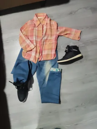 Lote camisa ,pantalón , playeros