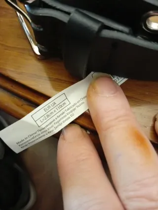 Cintura da donna con le borchie lunga 110cm nuova