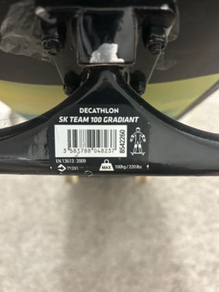 Skate Decathlon Negro/Multicolor